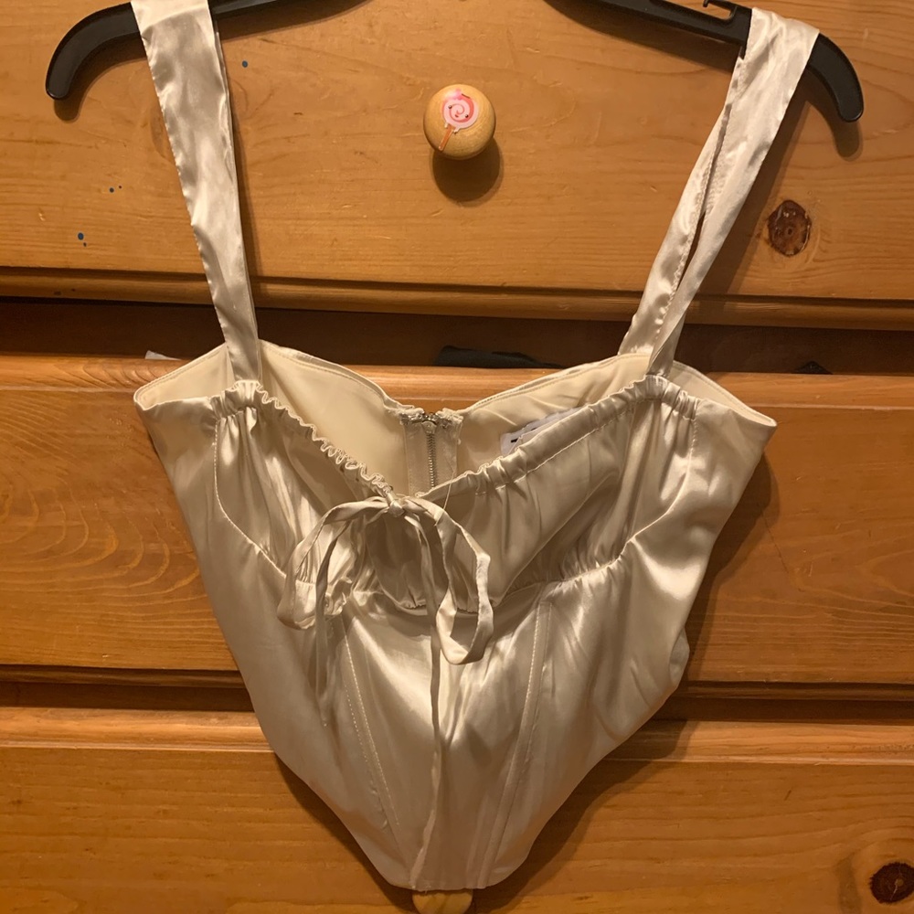 Silk Corset Top